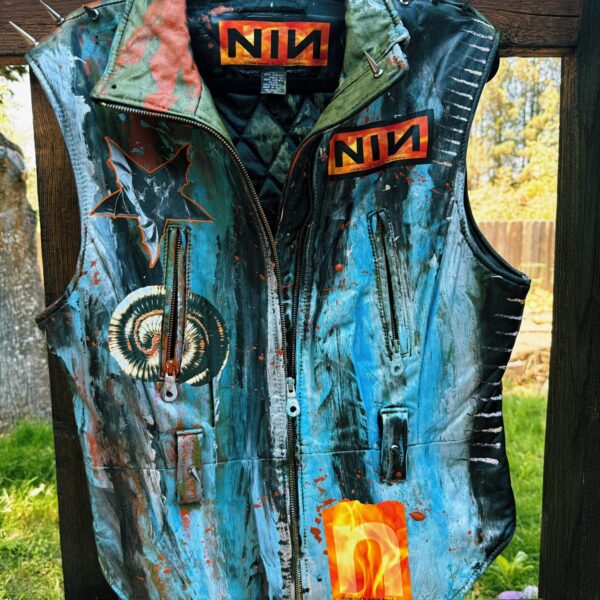 Dark Arts Hand Painted Customized Leather Jacket 1:1 (Email me @ THEDARKARTSOFFICIAL@GMAIL.COM with Jacket Size)