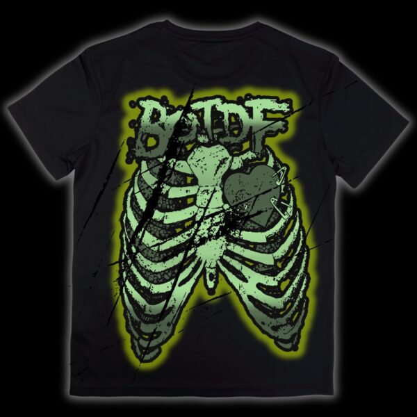 NEW! LIMITED EDITION UV GLOW IN BOTDF RIBCAGE!!! (Free Mystery Shirt Included)