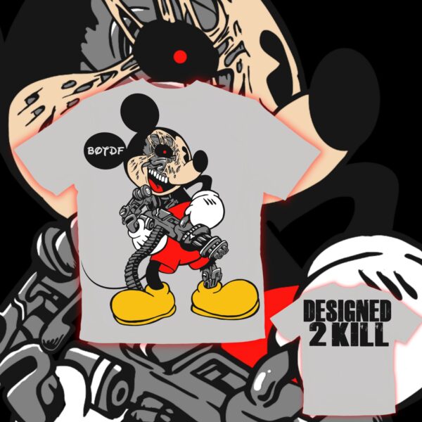 Grey Designed 2 Kill Official Shirt (FREE OMFG ALBUM INCLUDED)