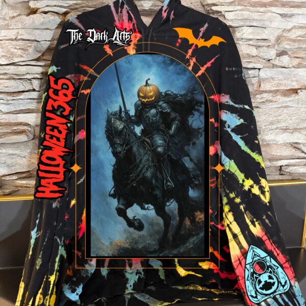 TIE DYE Halloween 365 Cotton hoodie with 2 side pockets Size XL 1:1