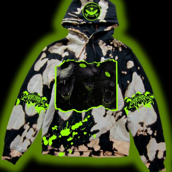 Dark Arts - SICK TRICK BLEACHED HOODIE 1:1 SIZE L