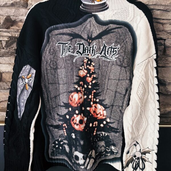 Dark Arts - Halloween on Xmas Split Sweater