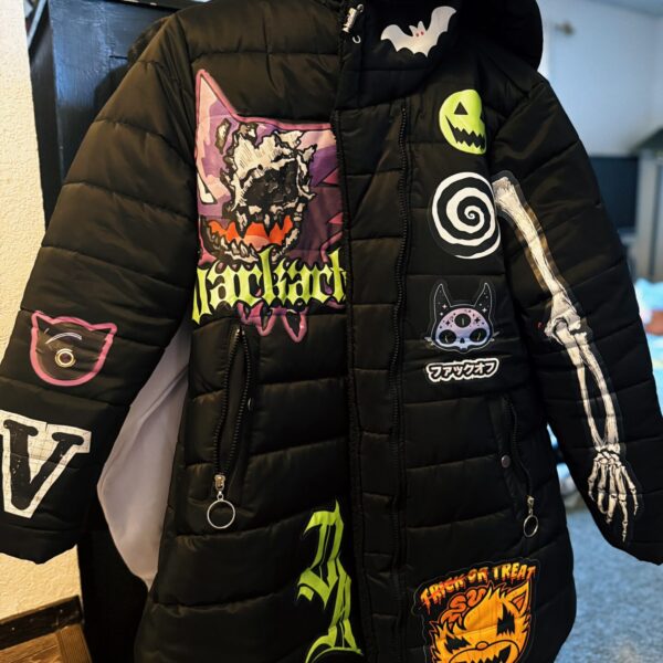 Dark Arts - Winter Black Sherpa Coat