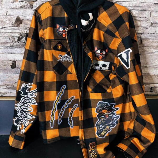 Dark Arts - Halloween Flannel Hoodie