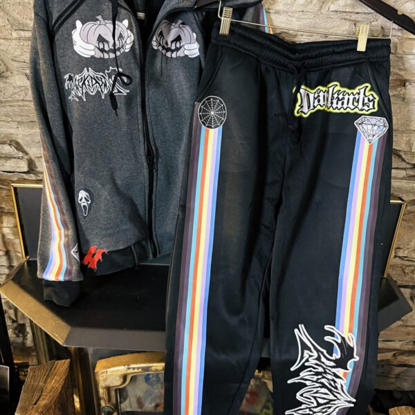 Dark Arts - Black Rainbow Track Suit 1:1 Size L