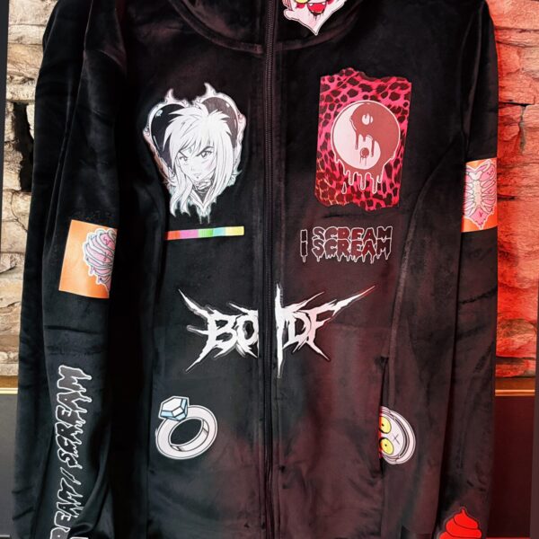 Black Velvet I Scream Hoodie