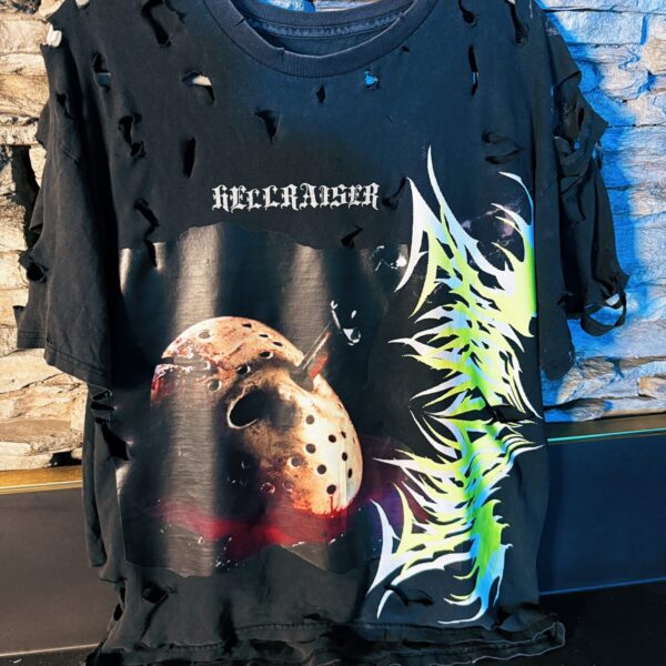 Hell Raiser Vintage Distressed Shirt! SUPER SOFT Size L