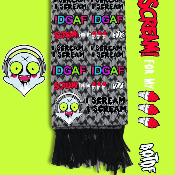I SCREAM I SCREAM Grey Scarf (FREE I SCREAM I SCREAM EP CD INCLUDED)