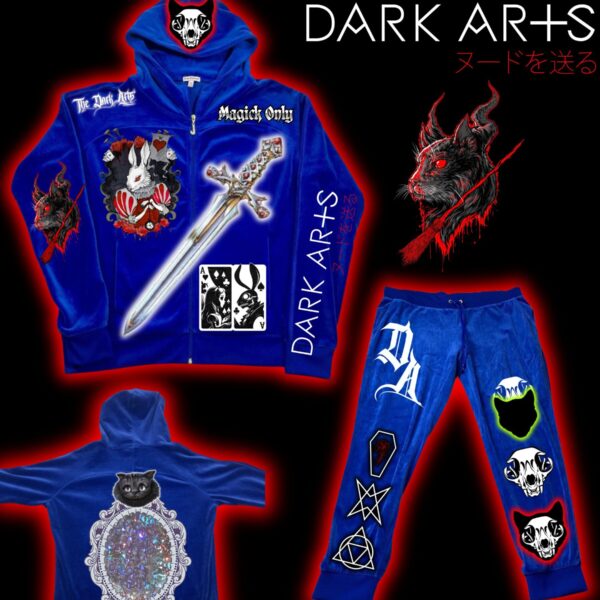 Blue Velvet Magick Only Track Suit Set Size L 1:1