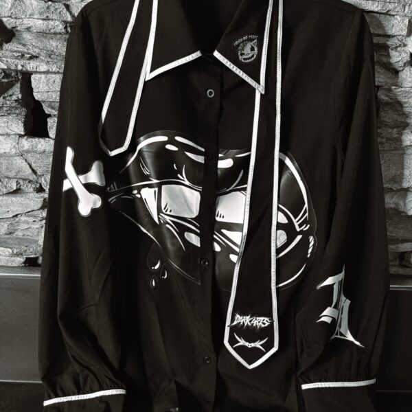 Dark Arts - Fangs Dress Shirt + Tie Size M