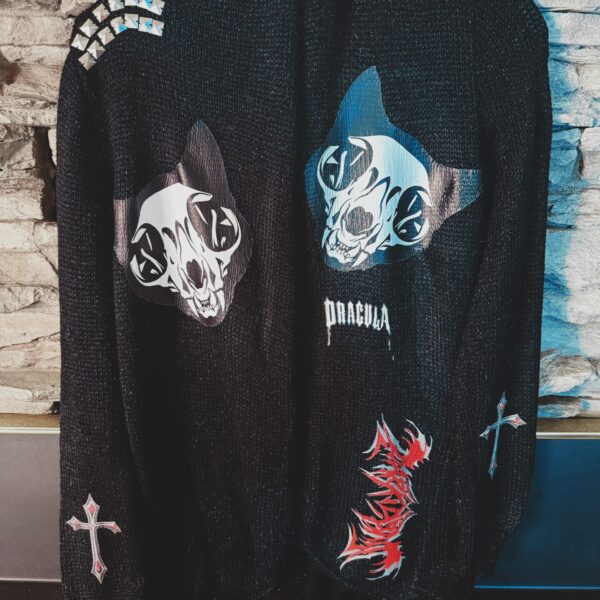 Heaven is on fire studded Cardigan Size M 1:1