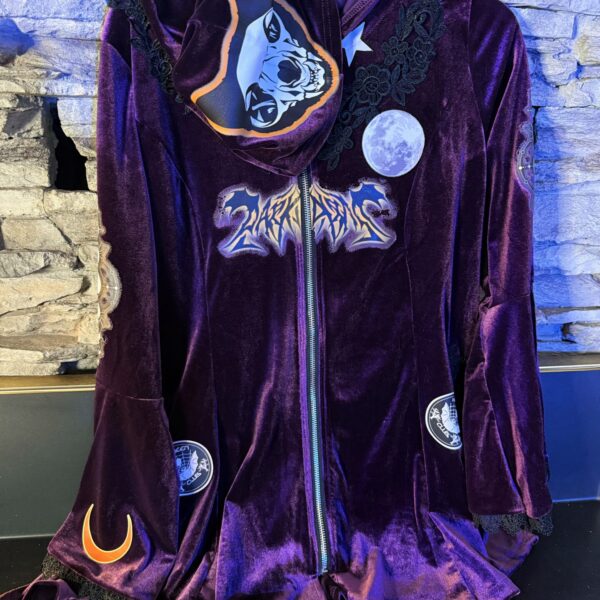 Velvet Twilight Cloak With Pockets Size L-XL Corset on the back