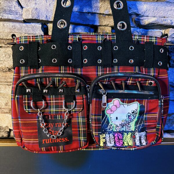 Stay Rare & Ruthless Custom Spiked Bag