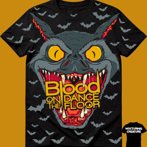 BOTDF - Nocturnal Creature All Over Print Tee ***RARE*** (Free BOTDF THROWBACK ALBUM INCLUDED)
