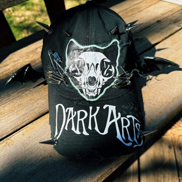 Dark Arts - Bat Skull Custom Spiked Hat