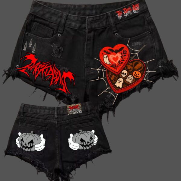 Dark Arts - Ripped Jean Custom Shorts