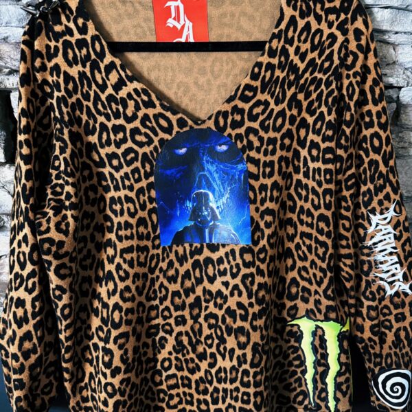 Special Edition Rock Star Spiked V Neck Cashmere Shirt 1:1 Size M-L ***SUPER RARE***