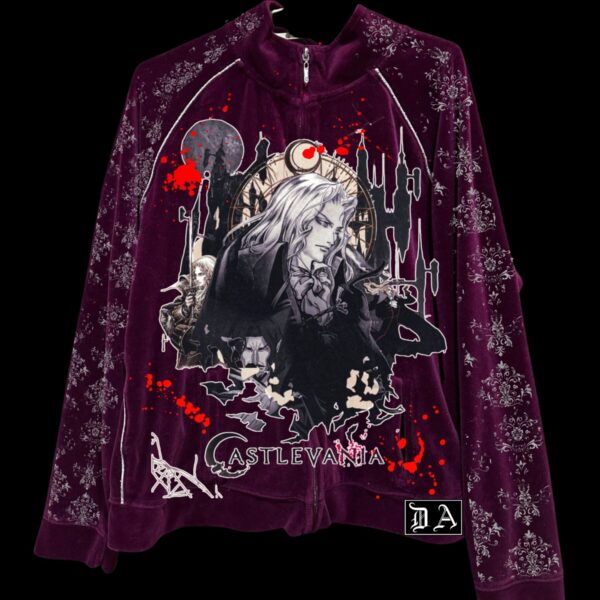 Dark Arts - Alucard Purple Velvet Lite Jacket Size M-L 1:1