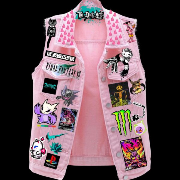 NEW! Dark Arts - 2XTREME Pink Punk Vest 1:1 LIMITED EDITION (Leave Size In The Notes Before Checkout)