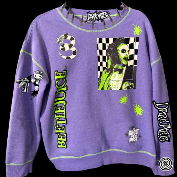 ***SUPER RARE*** Beetlejuice Spiked Sweater 1:1 Size M-L