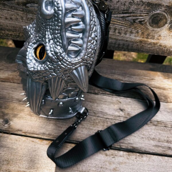 Silver Dragon Hand Bag