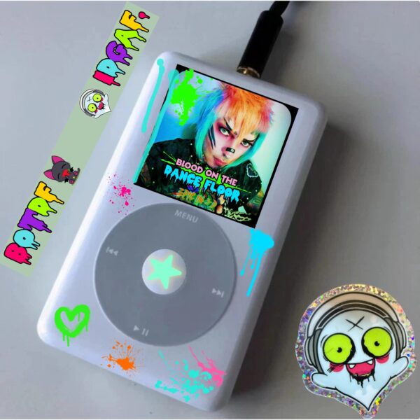 Every BOTDF SONG EVER MADE AND MUSIC VIDEOS! Ipod Classic Signed with Limited Edition Icky Boo Sticker! Drip Paint Edition (Only 10 Ever Made)