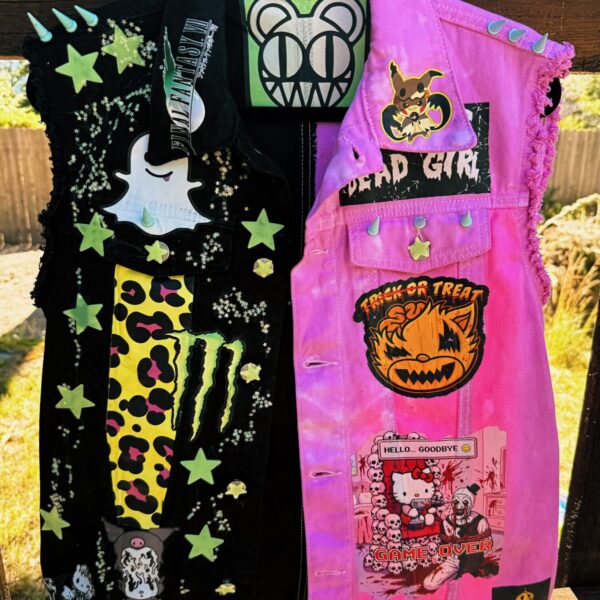 Dark Arts - Glow In The Dark Hot Pink Summer Vest