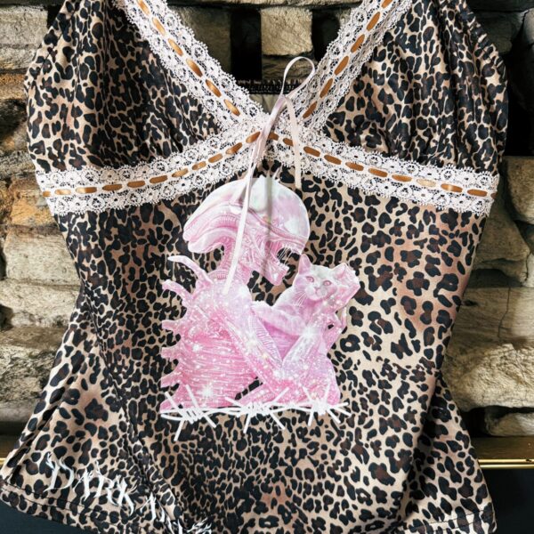 Dark Arts - alien leopard top
