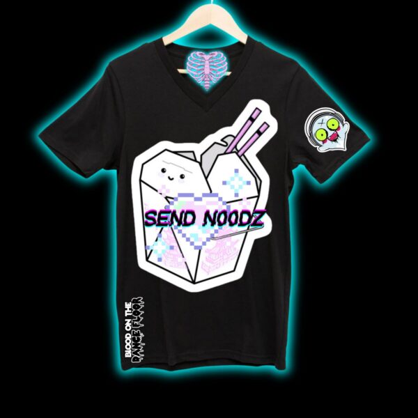 BOTDF - SEND N00DZ! Black Cotton Shirt