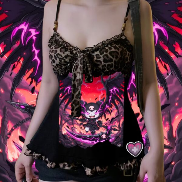 Dark Arts - The End Is Nigh Ladies Leopard Top