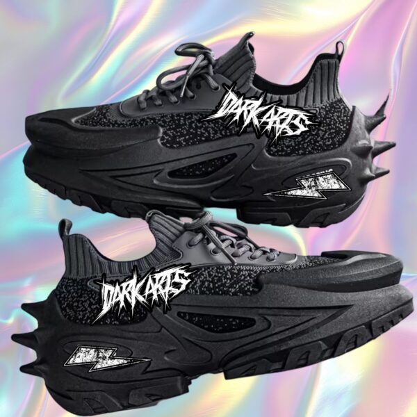DARK ARTS - Ride Like Lightning Spiked Shoes