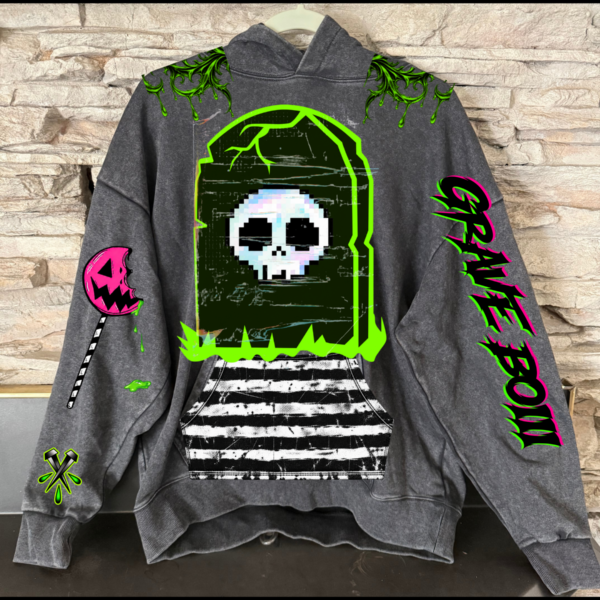 GRAVE BOIII HOODIE (Free Myspace EP Physicial CD Included)