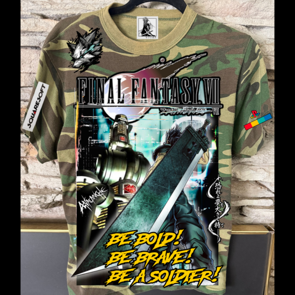 *RARE FIND* Ex Soldier Camo Cotton Shirt 1:1 Size S-M Only one ever made! (FREE GIFT INCLUDED)