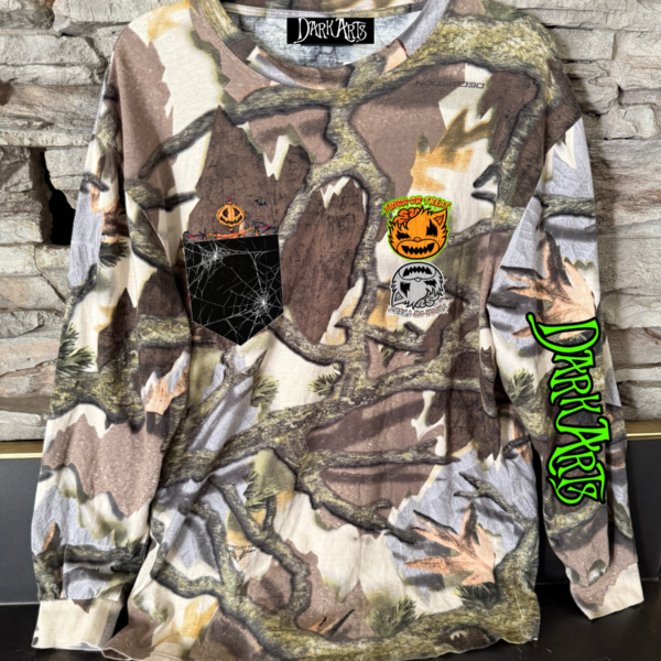 SPECIAL EDITION Dark Arts - Halloween Vintage Camo Long Sleeve 1:1 SIZE L