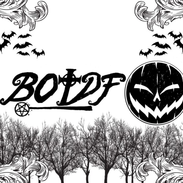 BOTDF - Official Scene Is Dead Tour Banner 4x6 & 11x17 ***SUPER RARE*** Autographed and includes an unreleased Cassette Tape Of Evolution