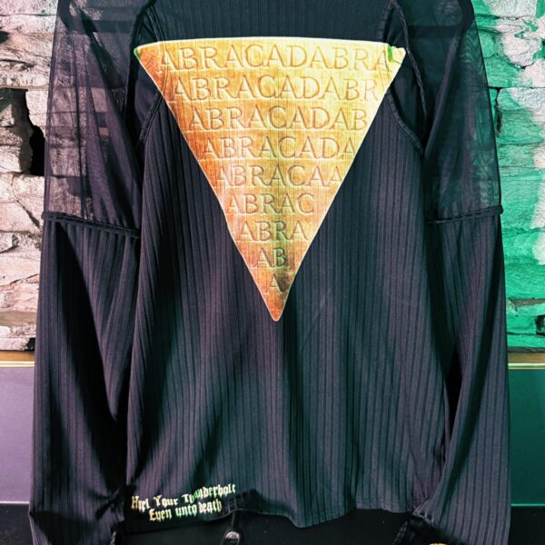 ABRACADABRA Long Sleeve Turtle Neck Mesh Top