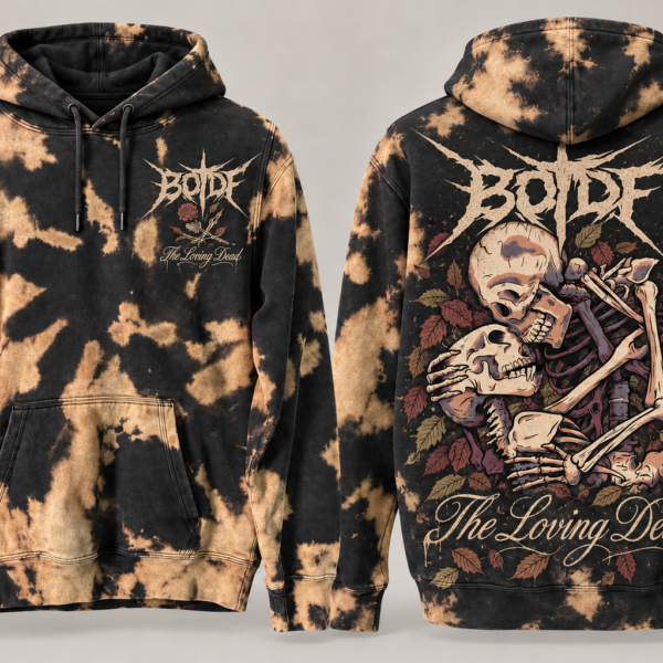 1:1 BOTDF -THE LOVING DEAD BLEACHED OVERSIZED HOODIE SIZE S-M