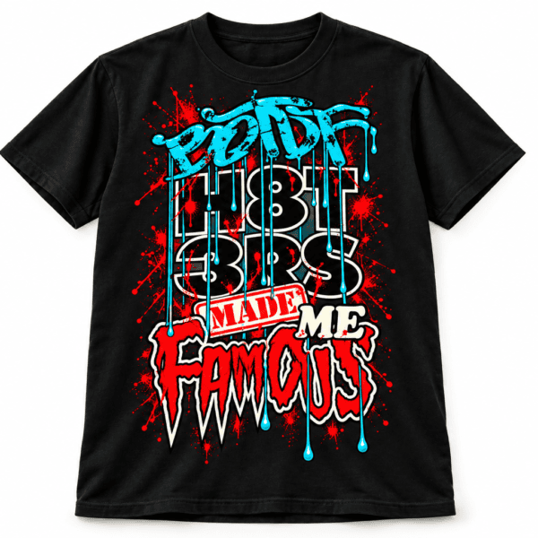 BOTDF - H8ters Made Me Famous Classic Shirt (FREE THROWBACK ALBUM SIGNED INCLUDED)