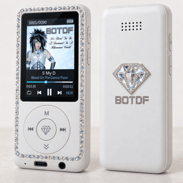 1:1 BOTDF Diamond MP3 Player — Rhinestone Edition (PRELOADED WITH EVERY SONG + MUSIC VIDEOS)